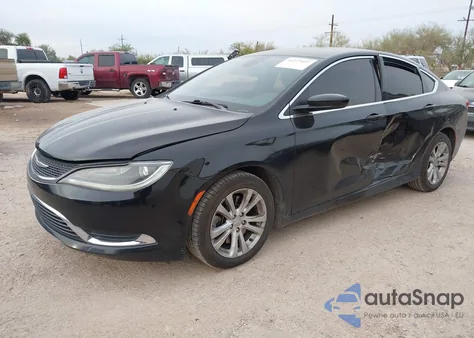 2015 Chrysler 200 Limited z USA, uszkodzony, nr VIN 1C3CCCAB7FN666892